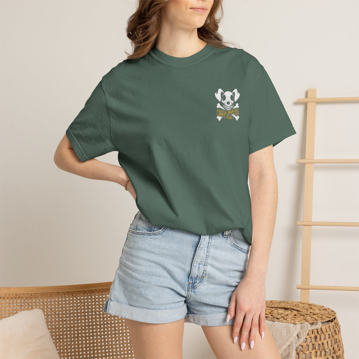 Jolly Jack Co. Skull & Crossbones Graphic T-Shirt