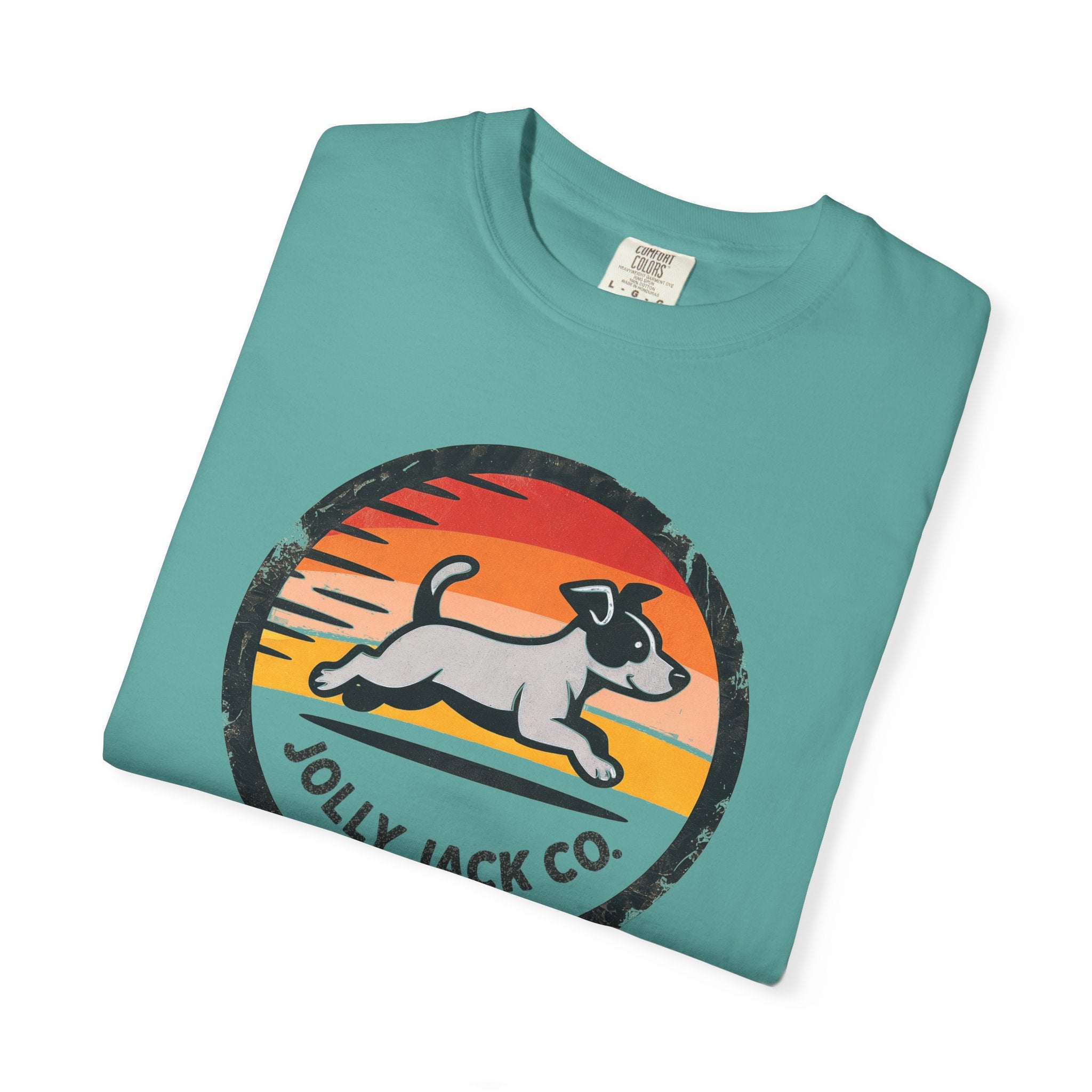 Jolly Jack Co. Retro Sunset Dog T-Shirt