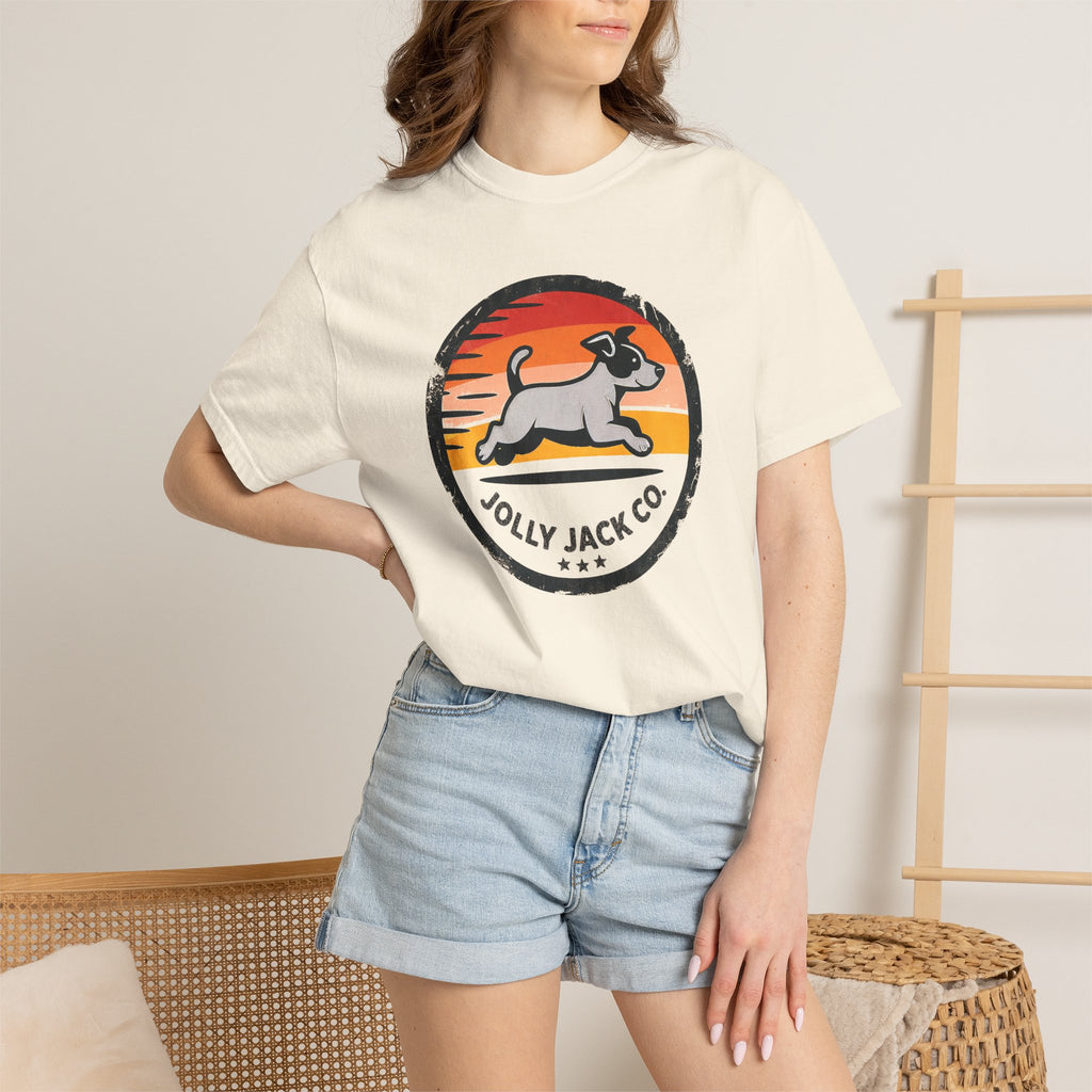 Jolly Jack Co. Retro Sunset Dog T-Shirt