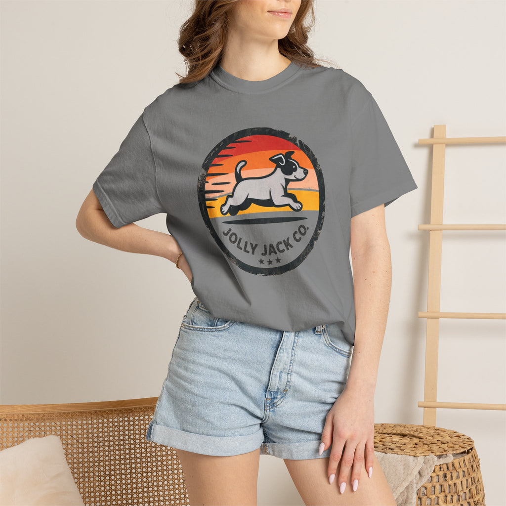 Jolly Jack Co. Retro Sunset Dog T-Shirt