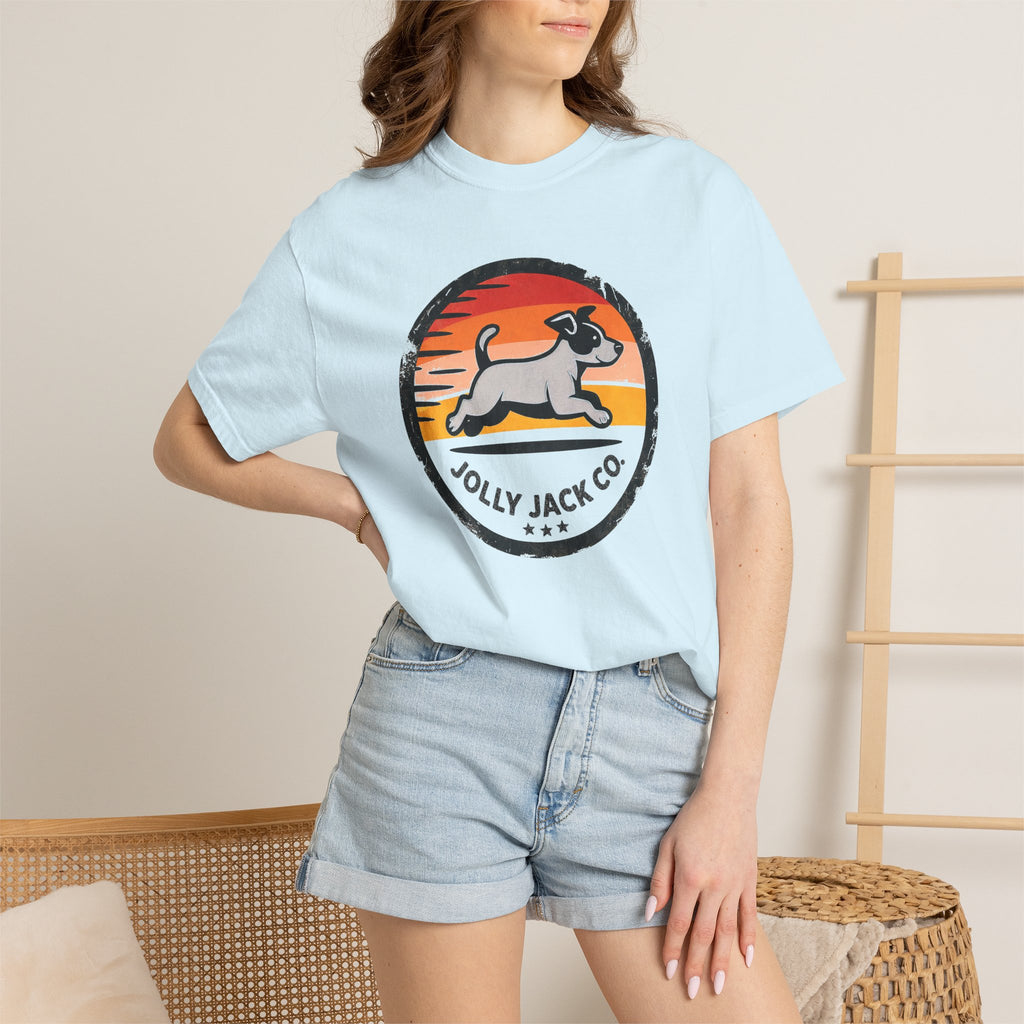 Jolly Jack Co. Retro Sunset Dog T-Shirt