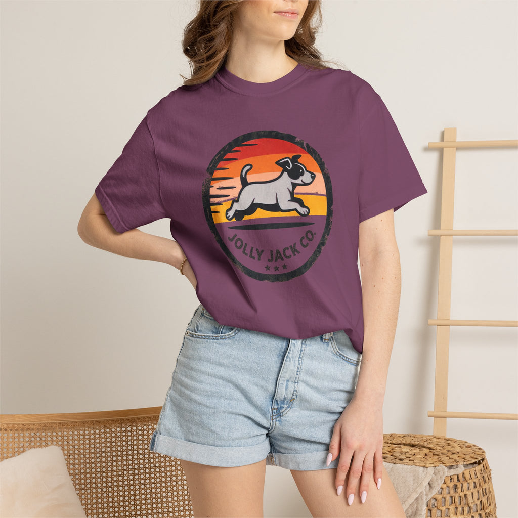 Jolly Jack Co. Retro Sunset Dog T-Shirt