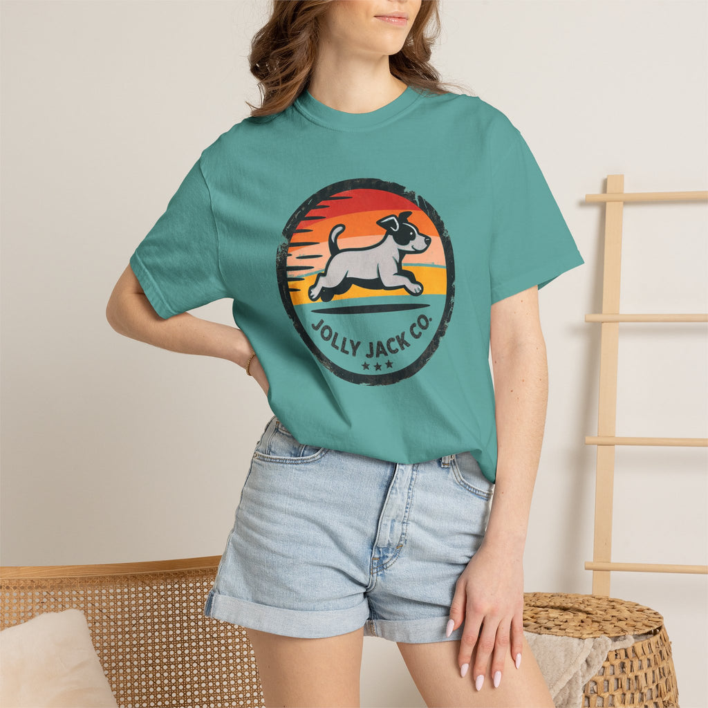 Jolly Jack Co. Retro Sunset Dog T-Shirt