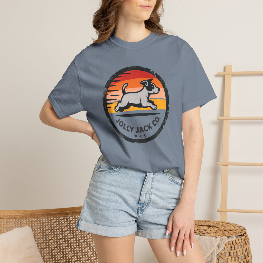 Jolly Jack Co. Retro Sunset Dog T-Shirt