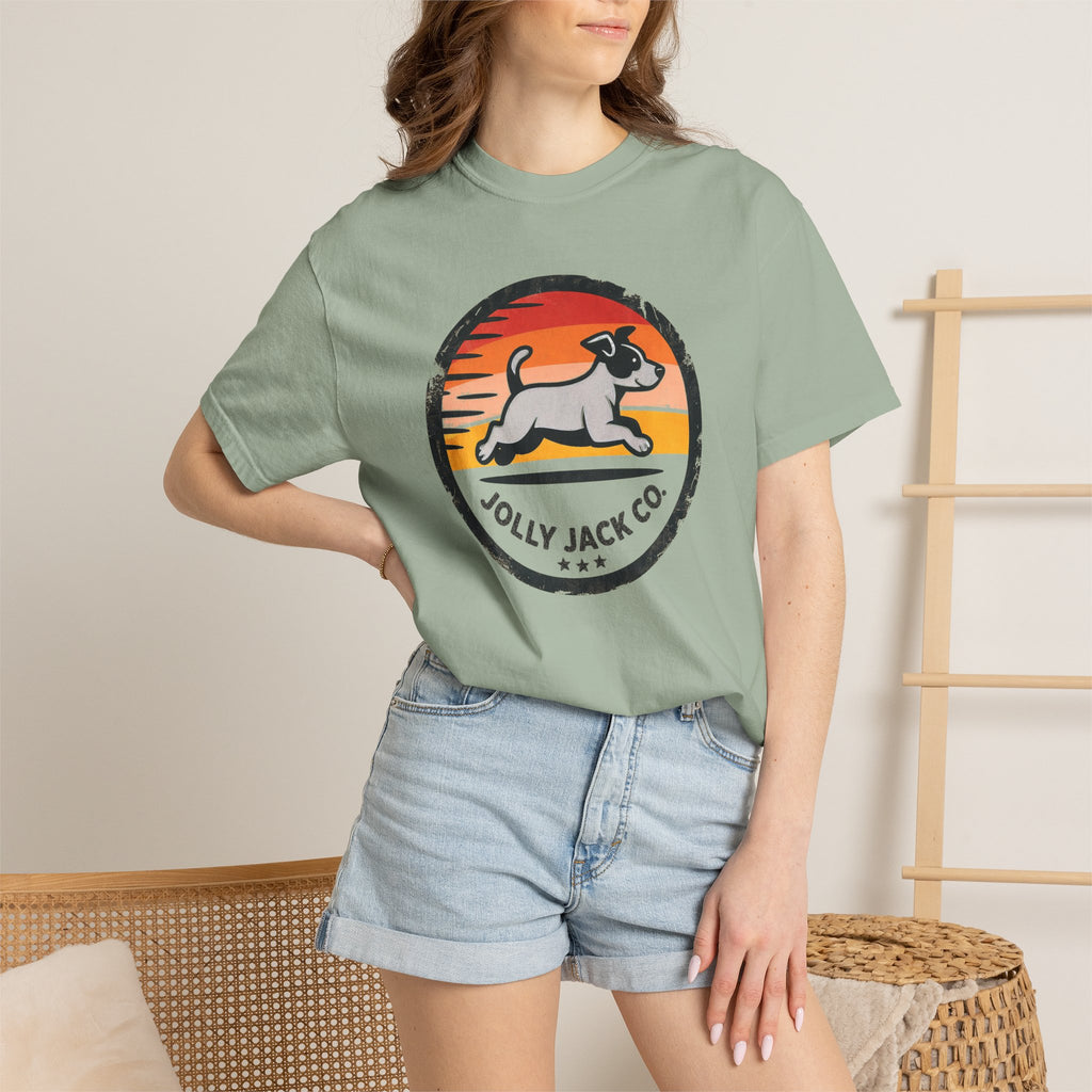 Jolly Jack Co. Retro Sunset Dog T-Shirt
