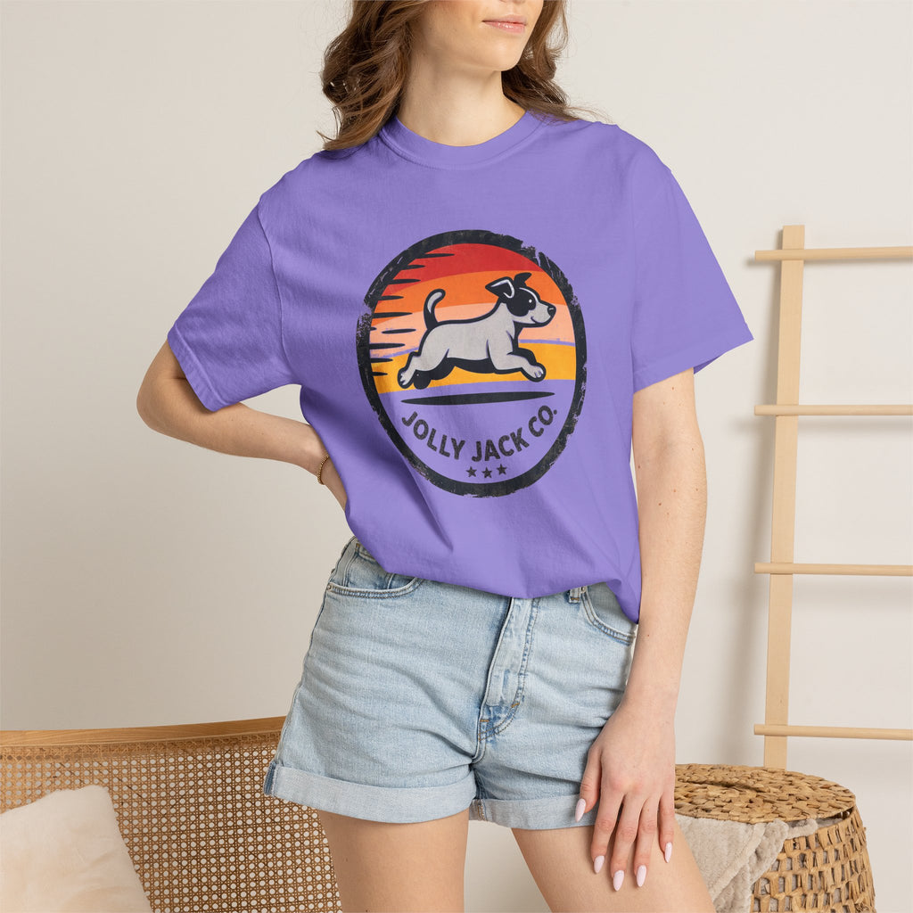 Jolly Jack Co. Retro Sunset Dog T-Shirt