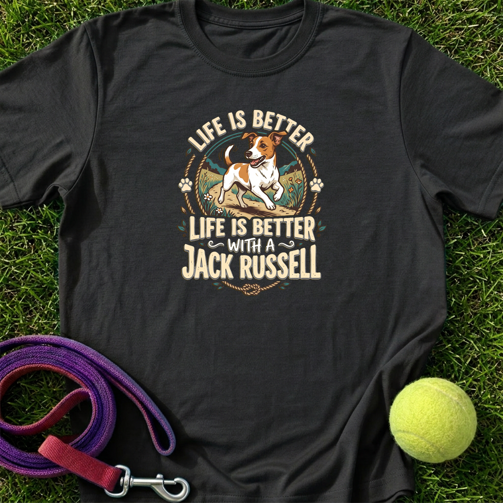 Better With a Terrier – Jack Russell Life Tee