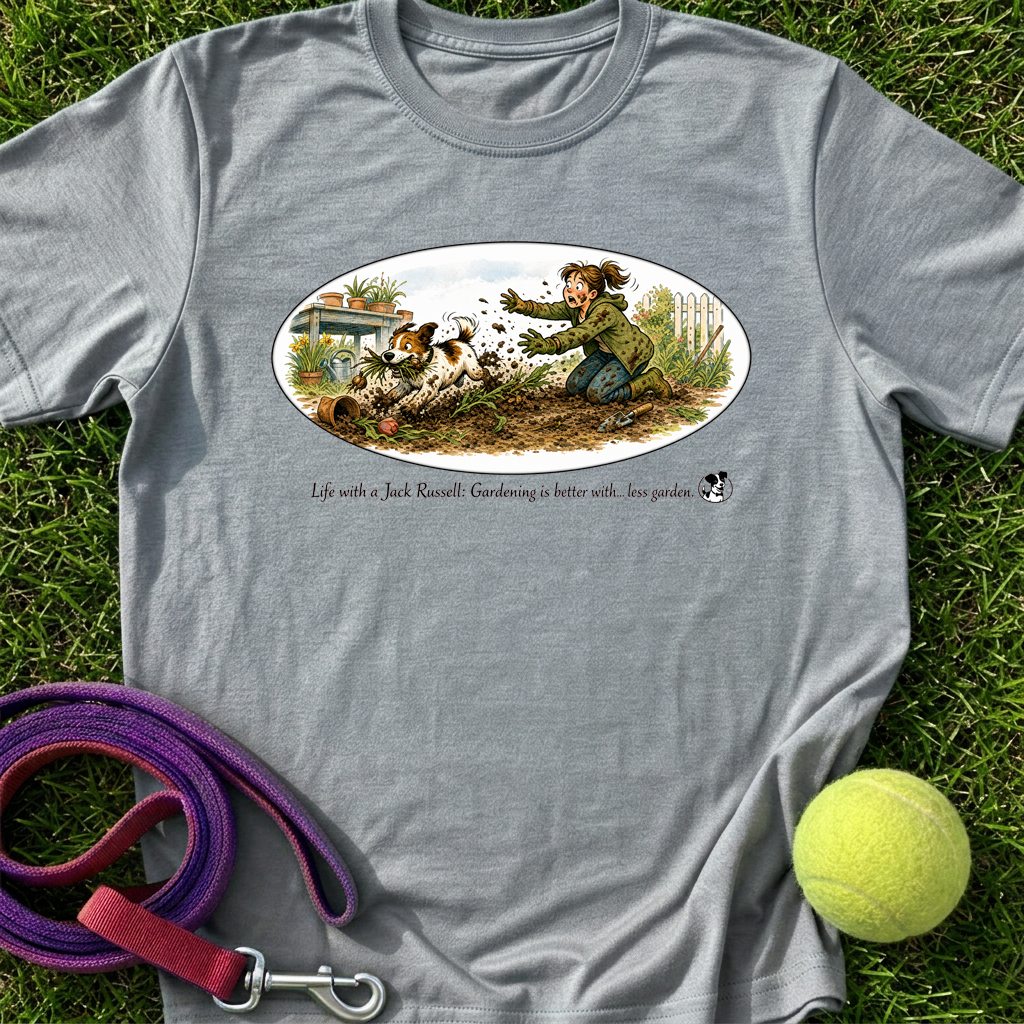 Life with a Jack Russell - Gardening is Better - F