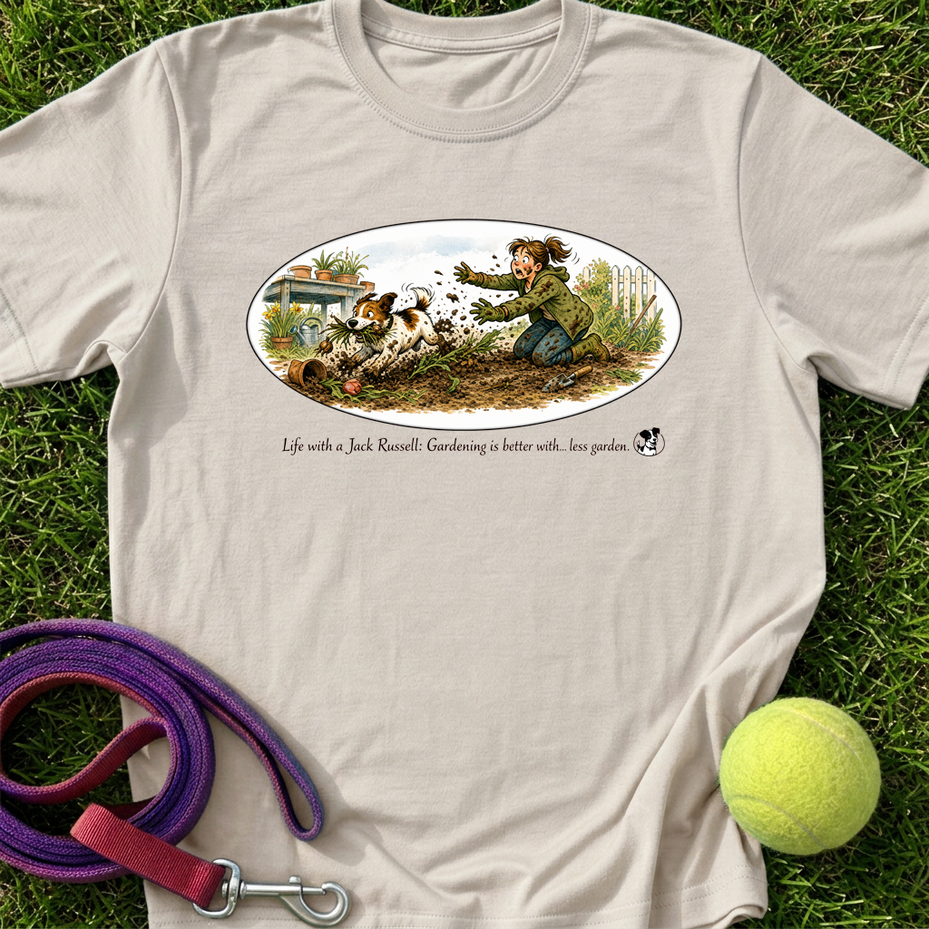 Life with a Jack Russell - Gardening is Better - F