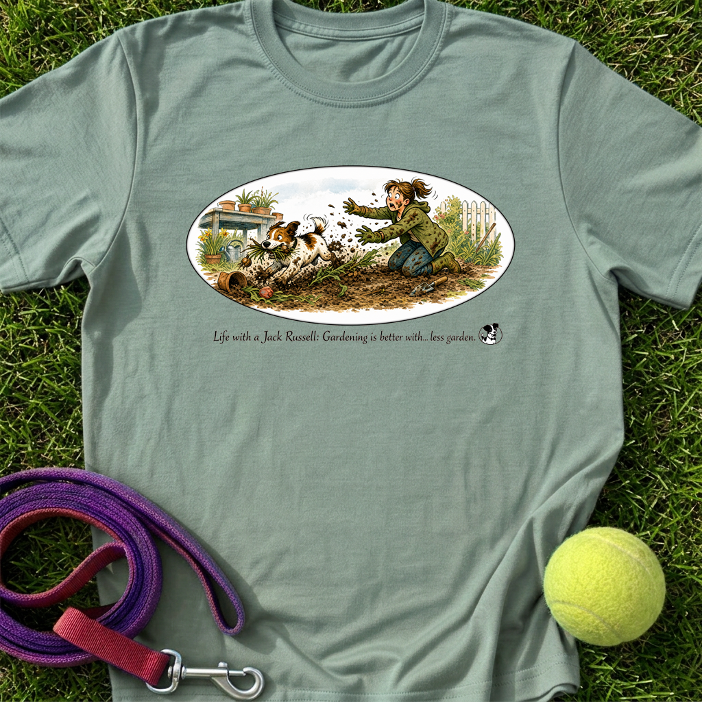Life with a Jack Russell - Gardening is Better - F