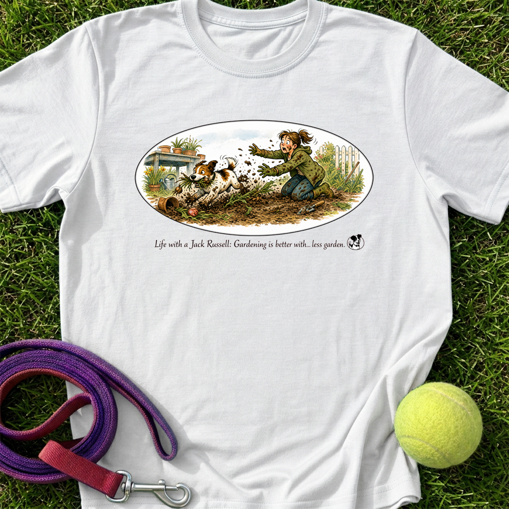 Life with a Jack Russell - Gardening is Better - F