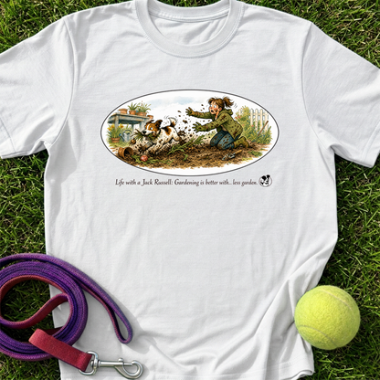 Life with a Jack Russell - Gardening is Better - F
