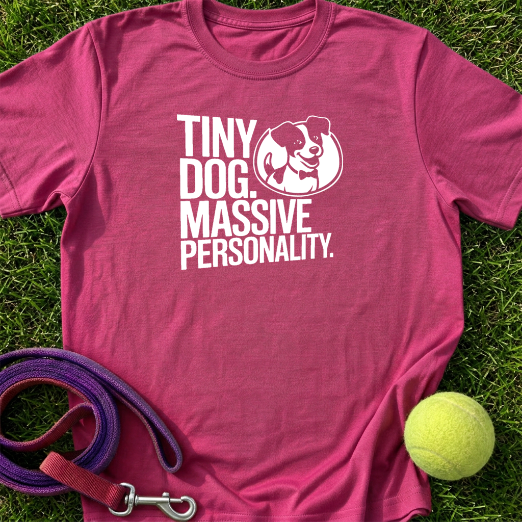 Tiny Dog. Massive Personality w/JJCo. Logo