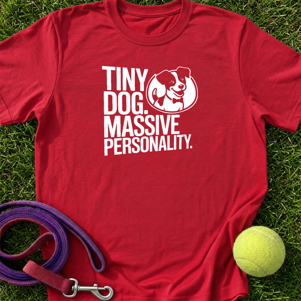Tiny Dog. Massive Personality w/JJCo. Logo