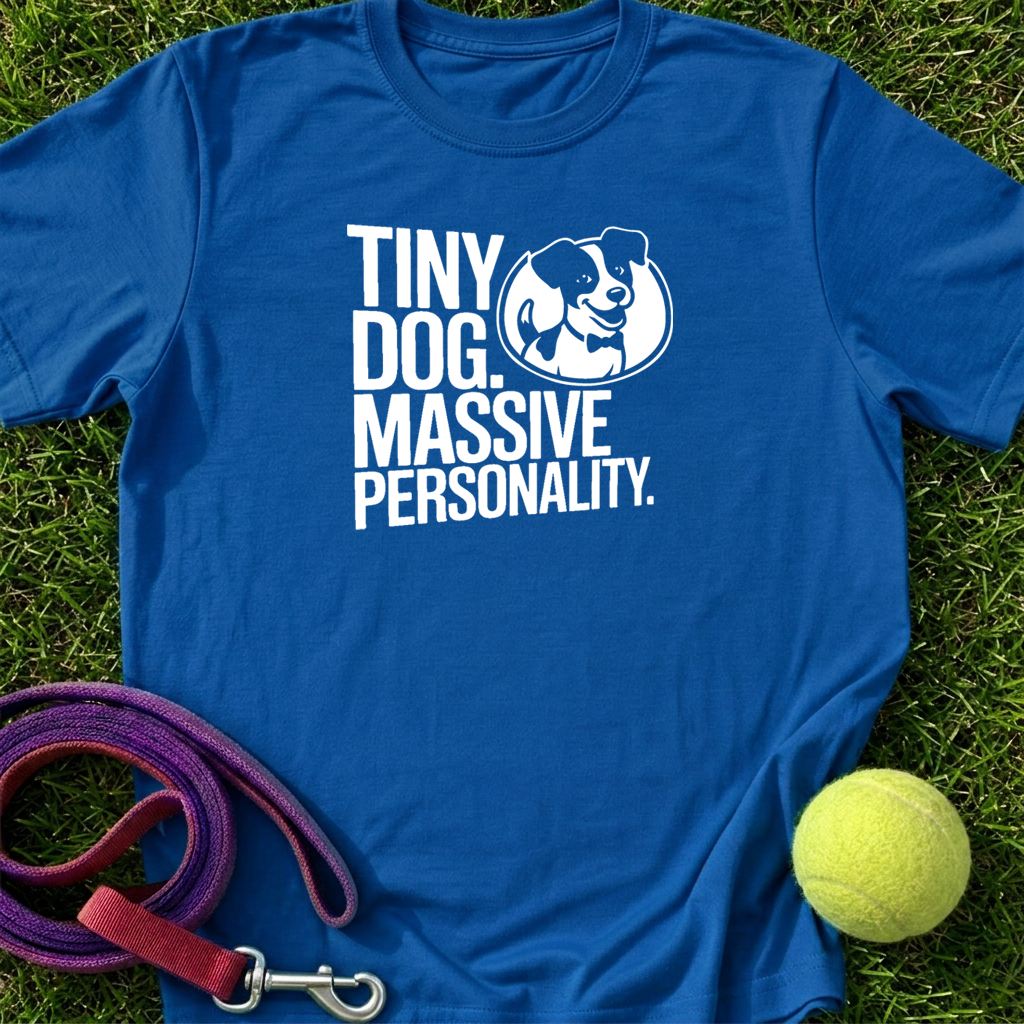 Tiny Dog. Massive Personality w/JJCo. Logo