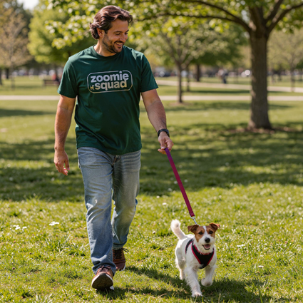Zoomie Squad Banner - WHT