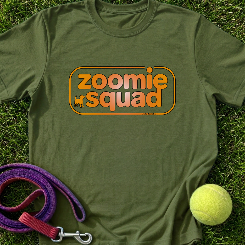 Zoomie Squad Banner - TAN