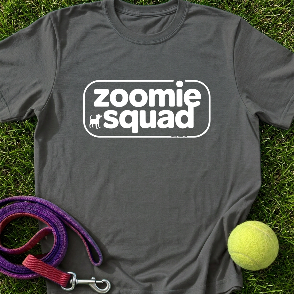 Zoomie Squad Banner - WHT