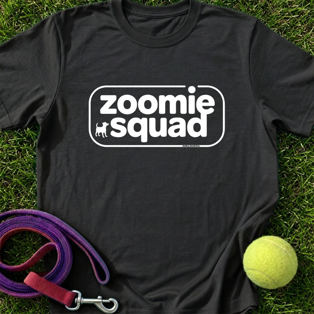 Zoomie Squad Banner - WHT