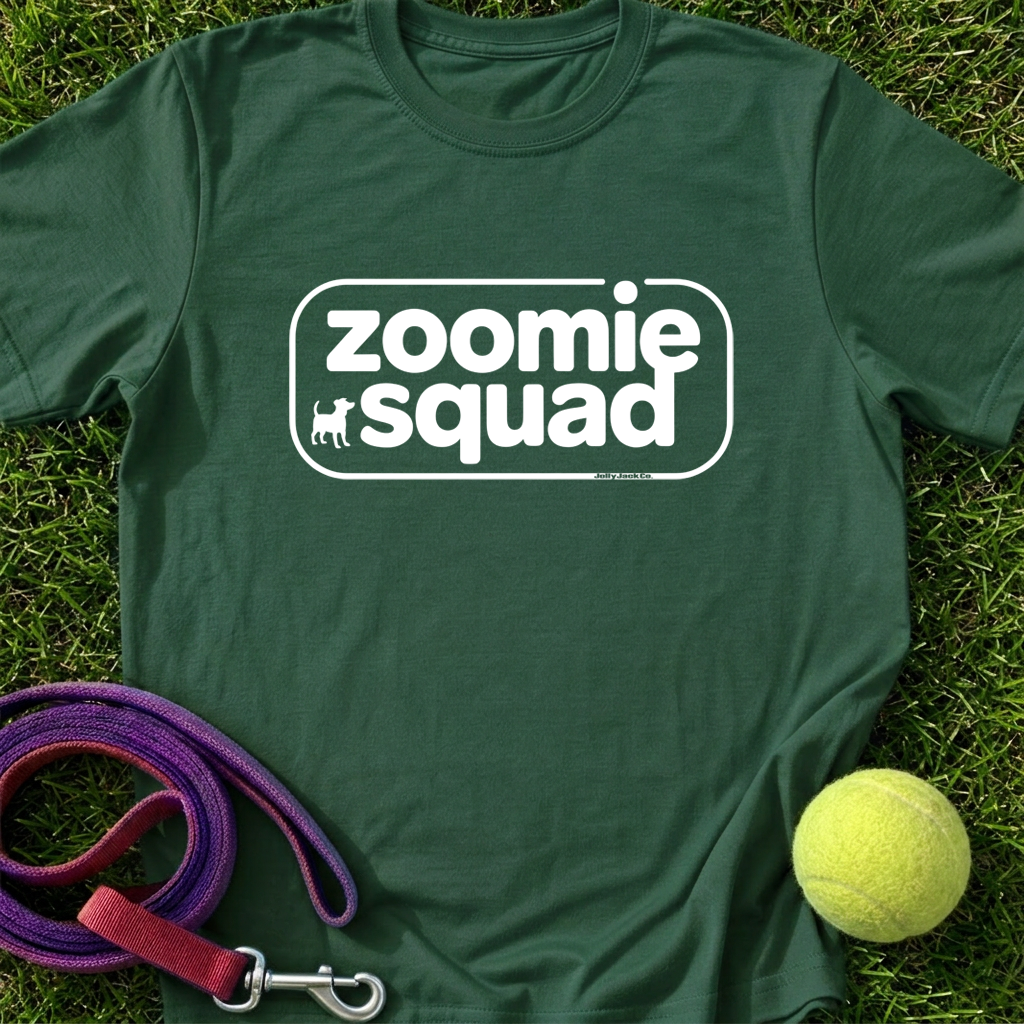 Zoomie Squad Banner - WHT