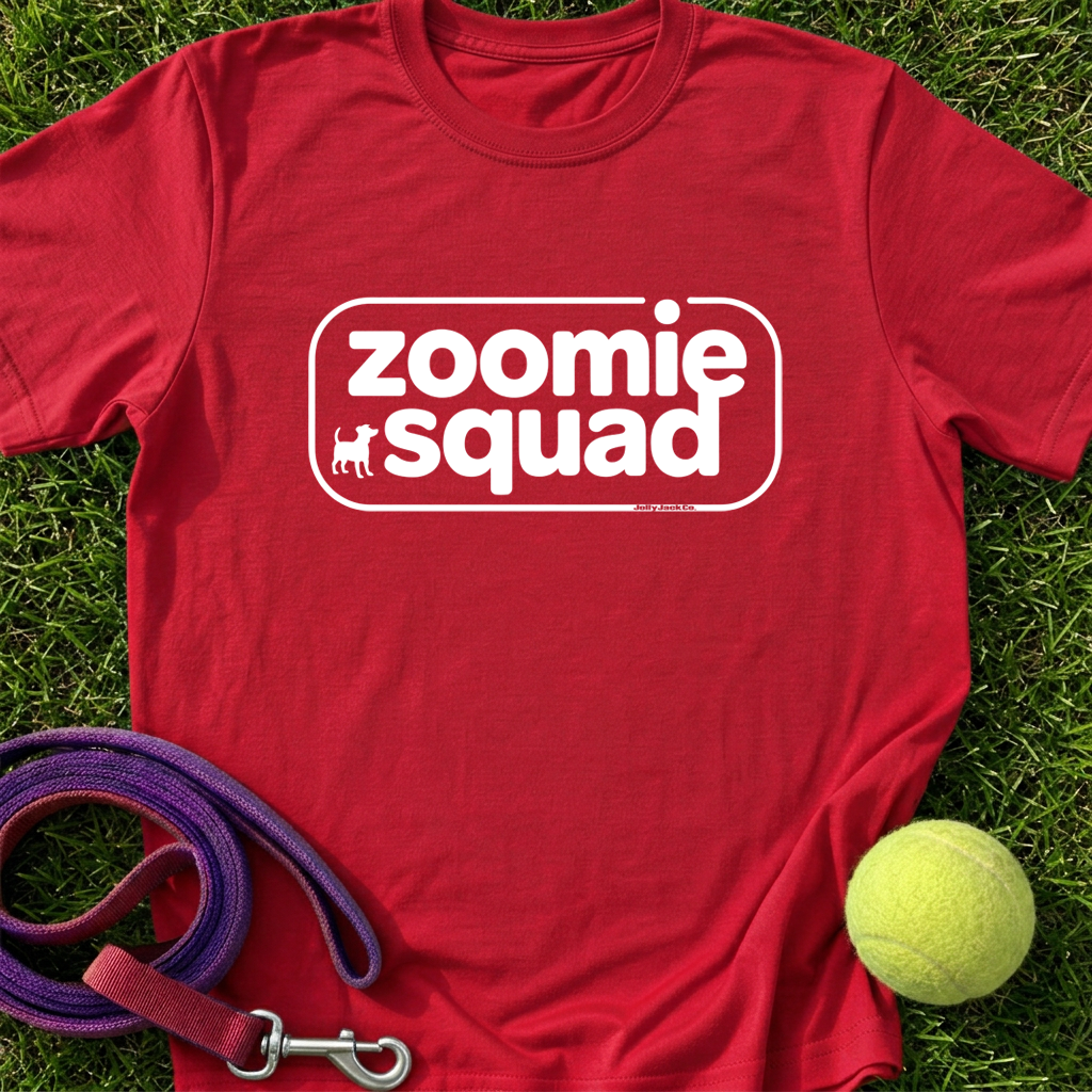 Zoomie Squad Banner - WHT