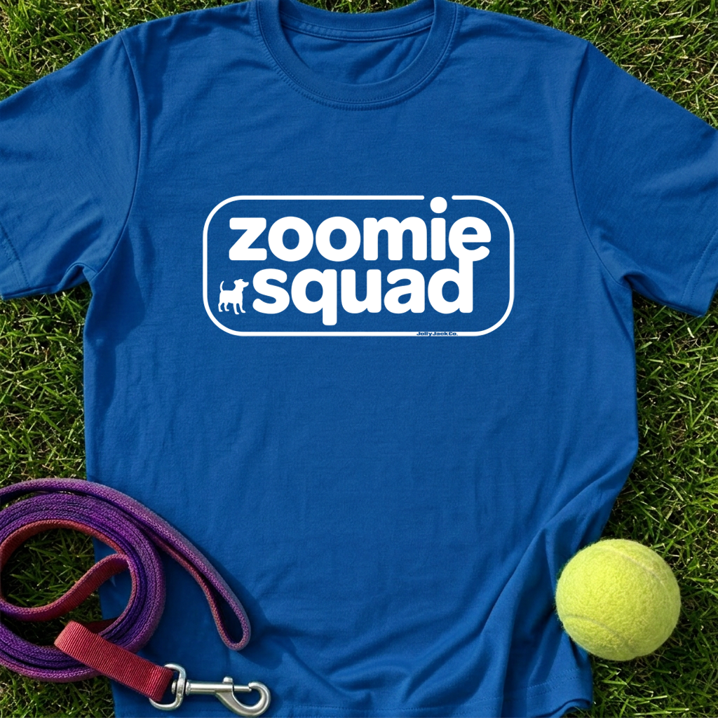 Zoomie Squad Banner - WHT