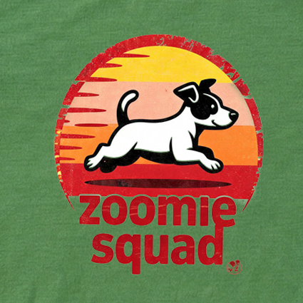 Zoomie Squad Vintage - White Fill